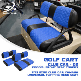 SAMXOMAP rear seat cover with diamond stitching for added comfort.