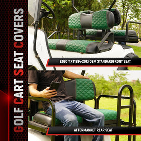 SAMXOMAP rear seat cover diamond stitching enhances durability and style