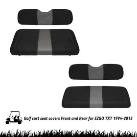 SAMXOMAP rear seat cover guards EZGO TXT bench with breathable mesh.