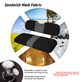 SAMXOMAP seat cover renews aged seats with refreshed appearance.