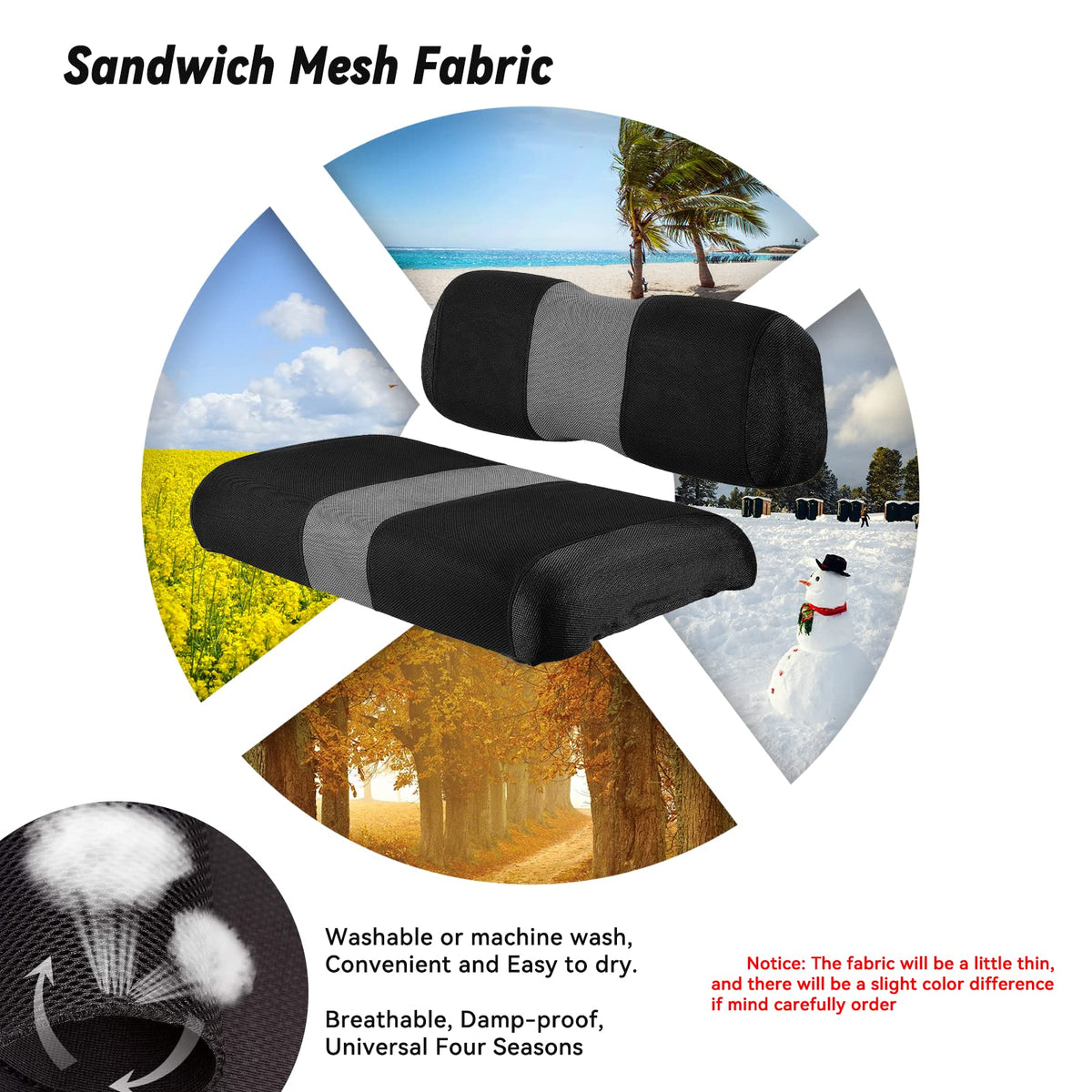 SAMXOMAP adjustable straps and buckles for a secure fit