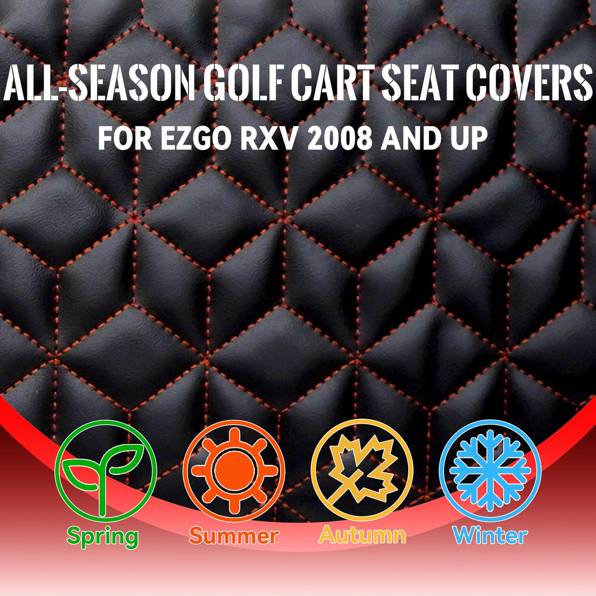SAMXOMAP vinyl seat cover resists fading and cracking for years