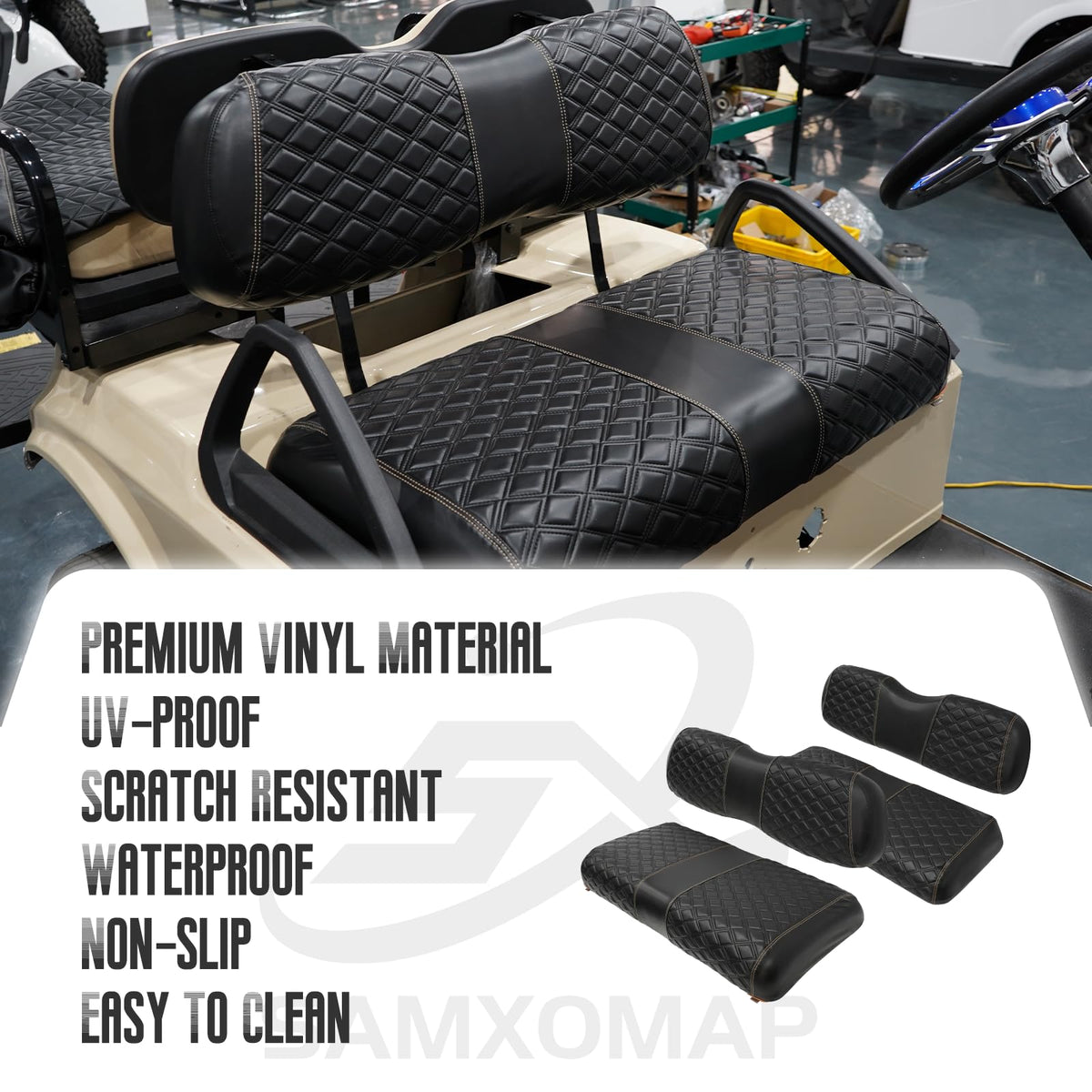 SAMXOMAP marine-grade material resists sun and water for long-lasting use.