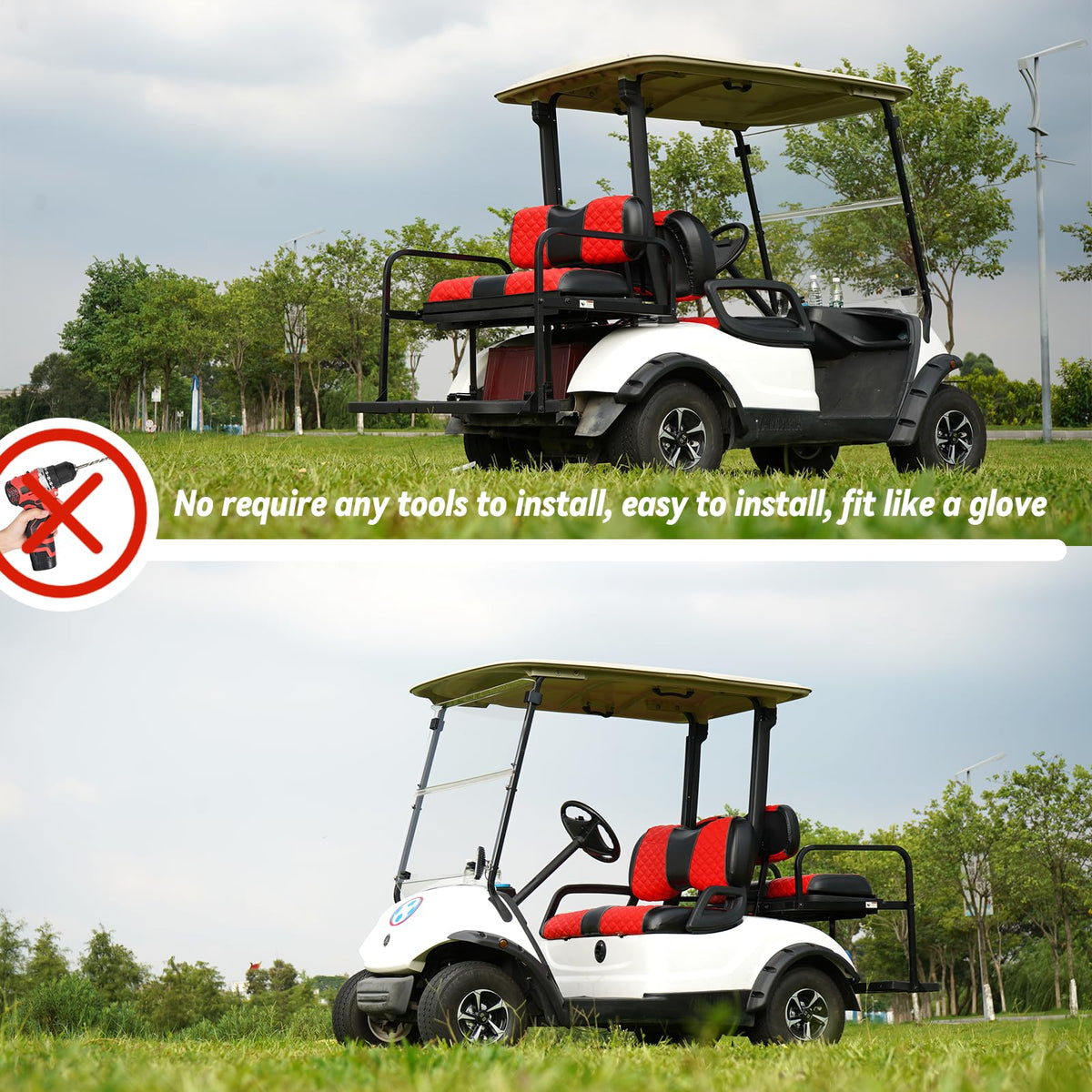 SAMXOMAP thick foam lining adds comfort on longer drives.