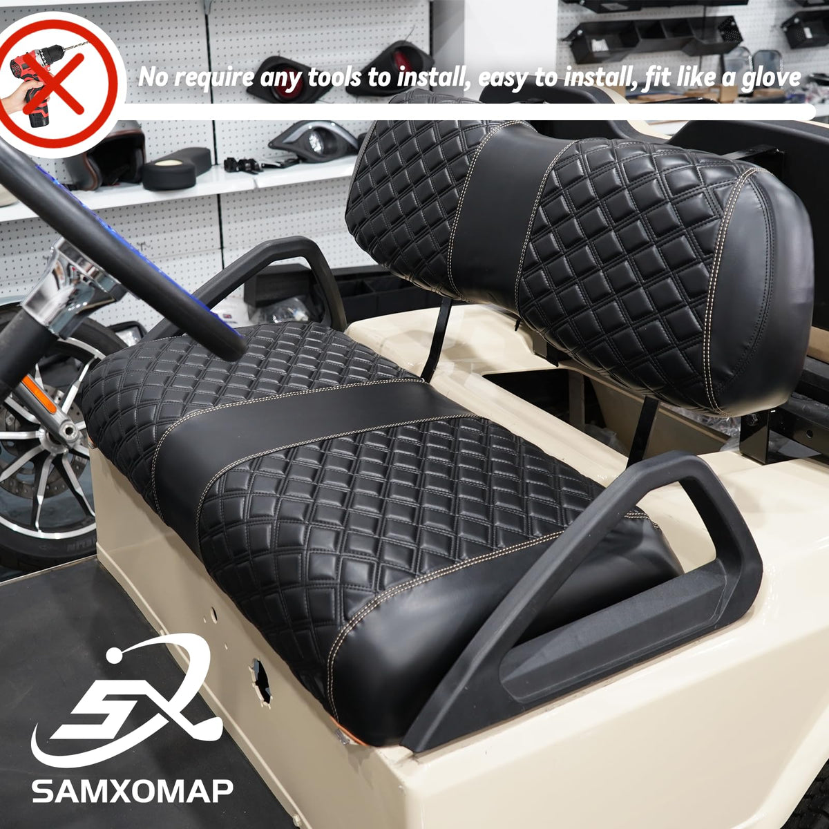 SAMXOMAP thick foam lining enhances comfort on longer trips