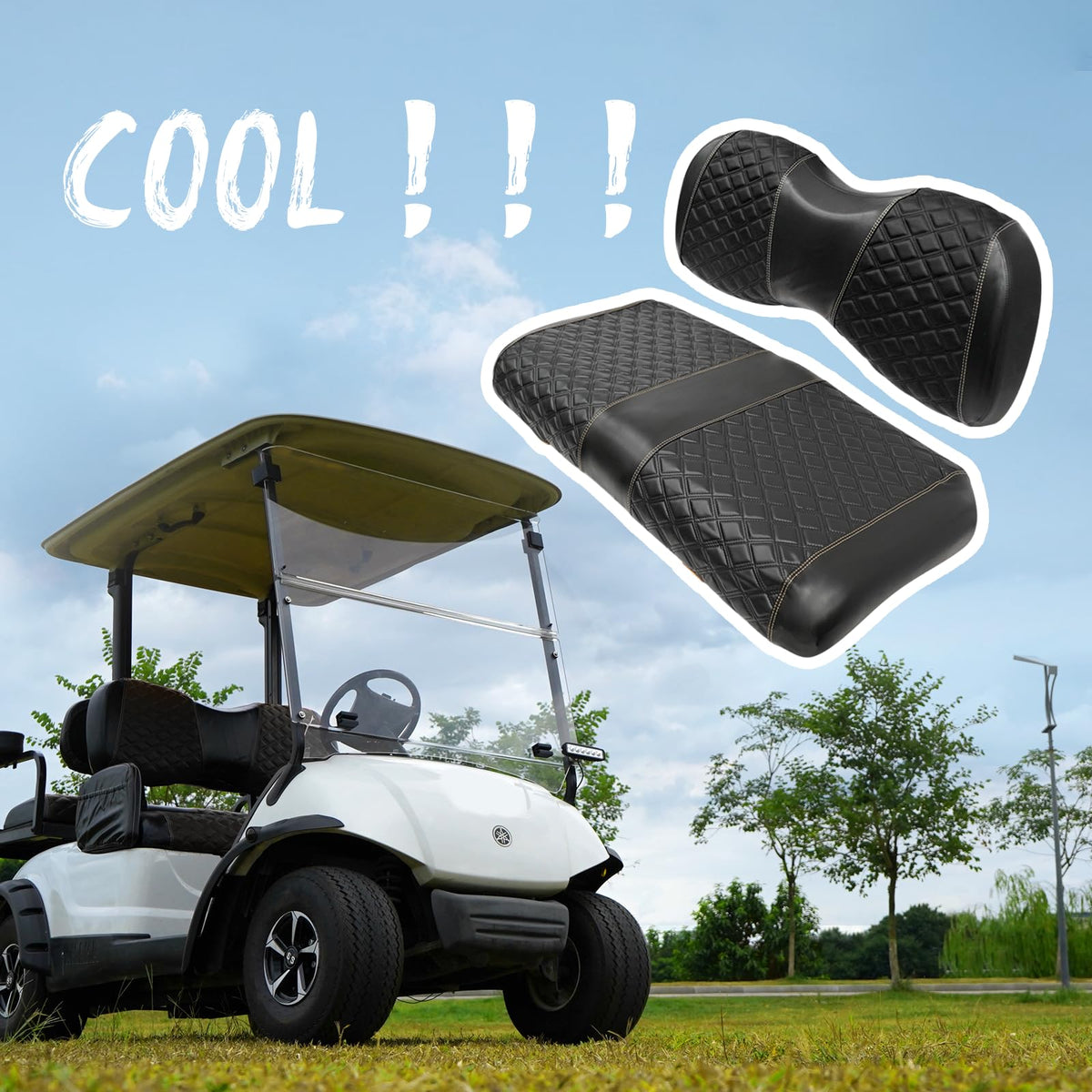 SAMXOMAP thick-foam interior cushions your ride on long trips.