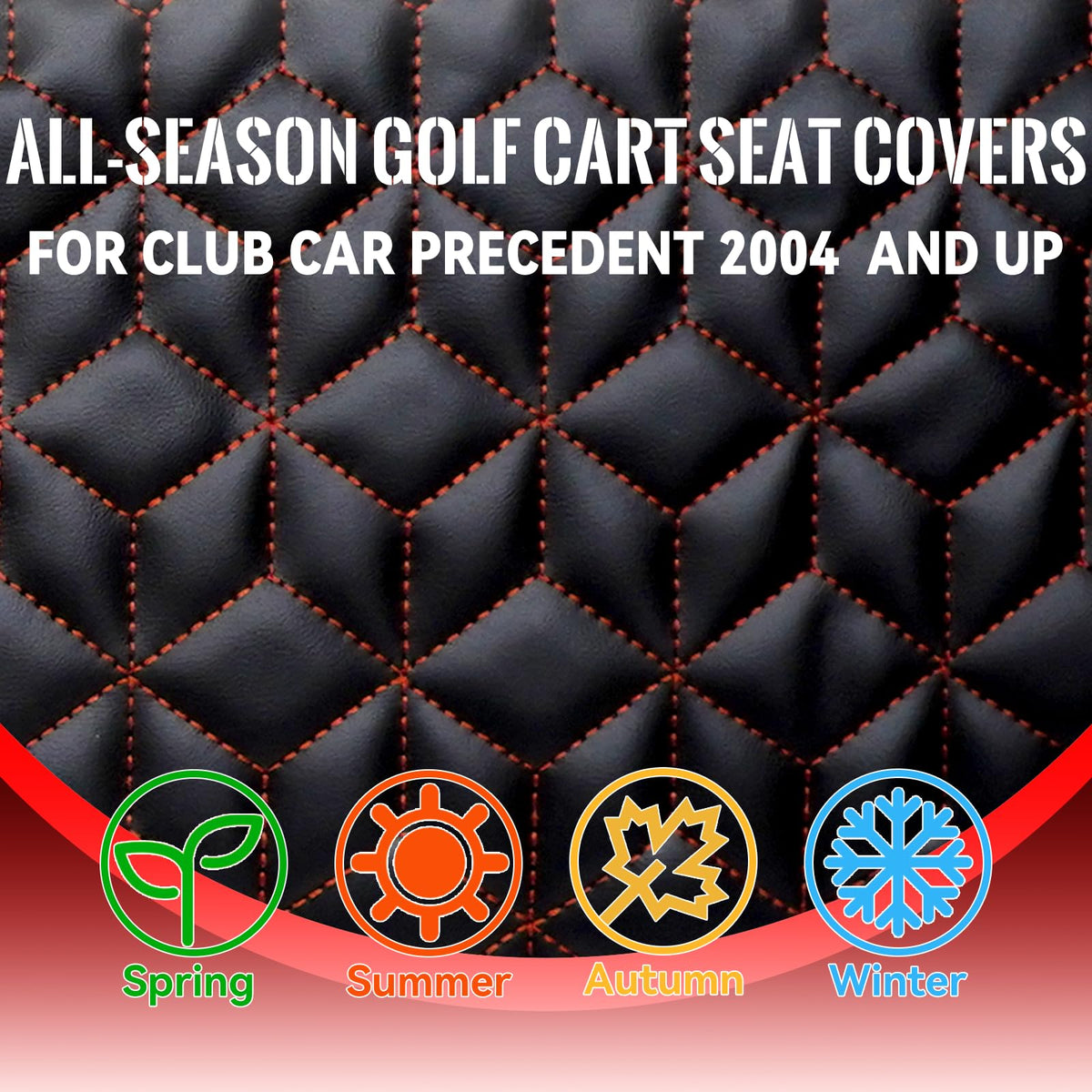 SAMXOMAP vinyl seat cover surface offers durable, easy-care protection.
