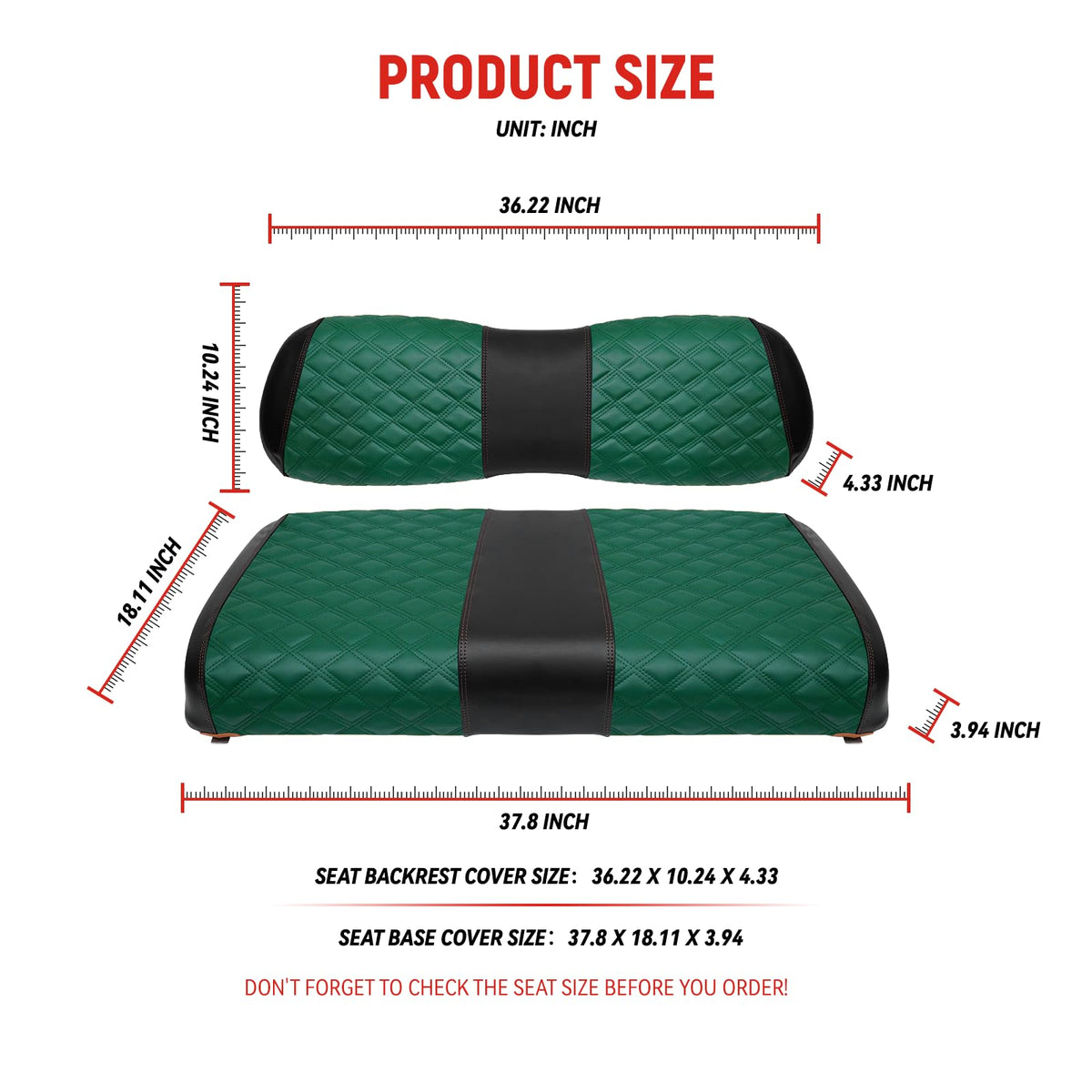 SAMXOMAP waterproof seat cover guards against spills and everyday use.