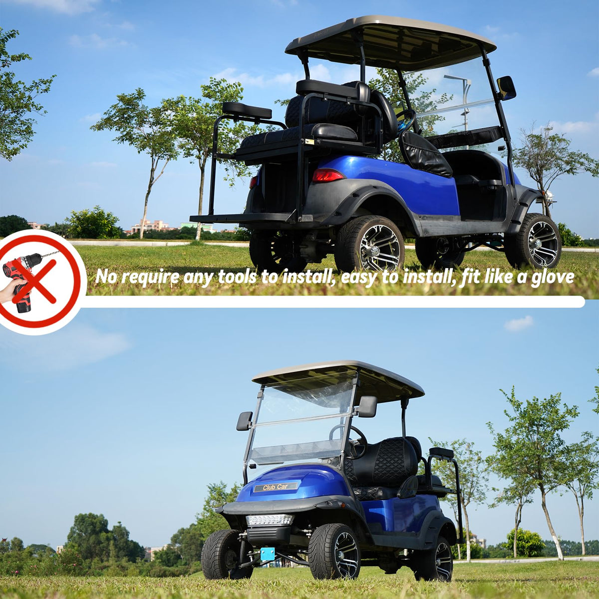 SAMXOMAP waterproof seat cover suitable for sun and rain exposure