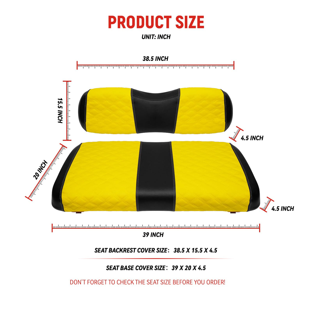 SAMXOMAP sun and water resistant seat covers for outdoor use