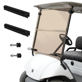 SAMXOMAP Yamaha G29 windshield front view with clear acrylic protection.