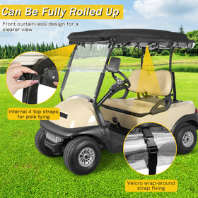 SANXIACAR three-sided windows offer clear visibility for safe driving.