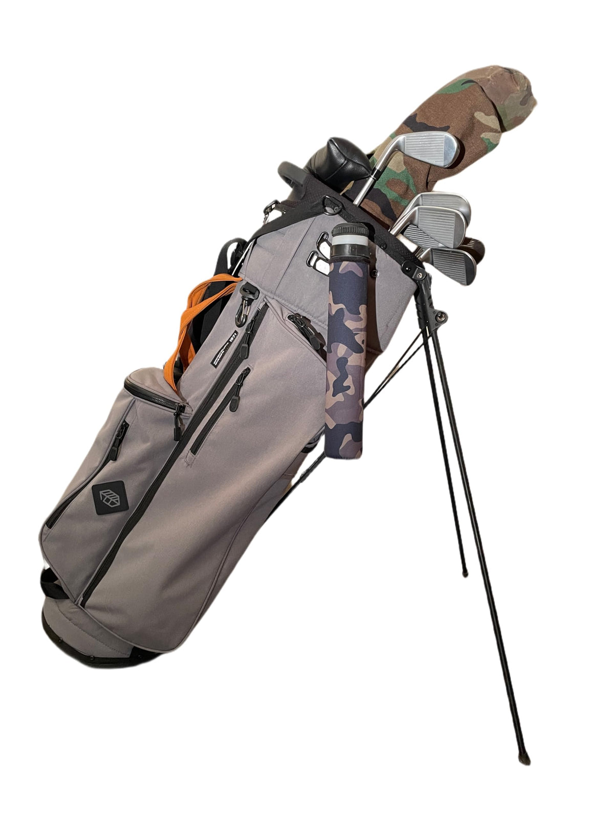 Sandbagger Sleeves ball storage view demonstrates holding up to seven balls