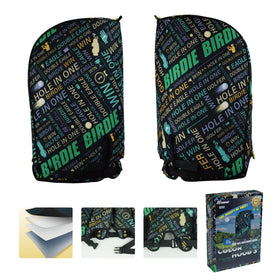 SANDIAN Birdie Black PU-coated fabric resists moisture and wear