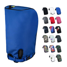 SANDIAN blue rain hood cover on golf bag protecting clubs from rain
