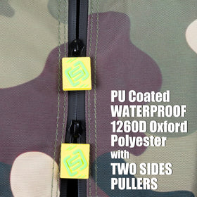 SANDIAN camo universal fit with buckle fasteners secures to most golf bags.