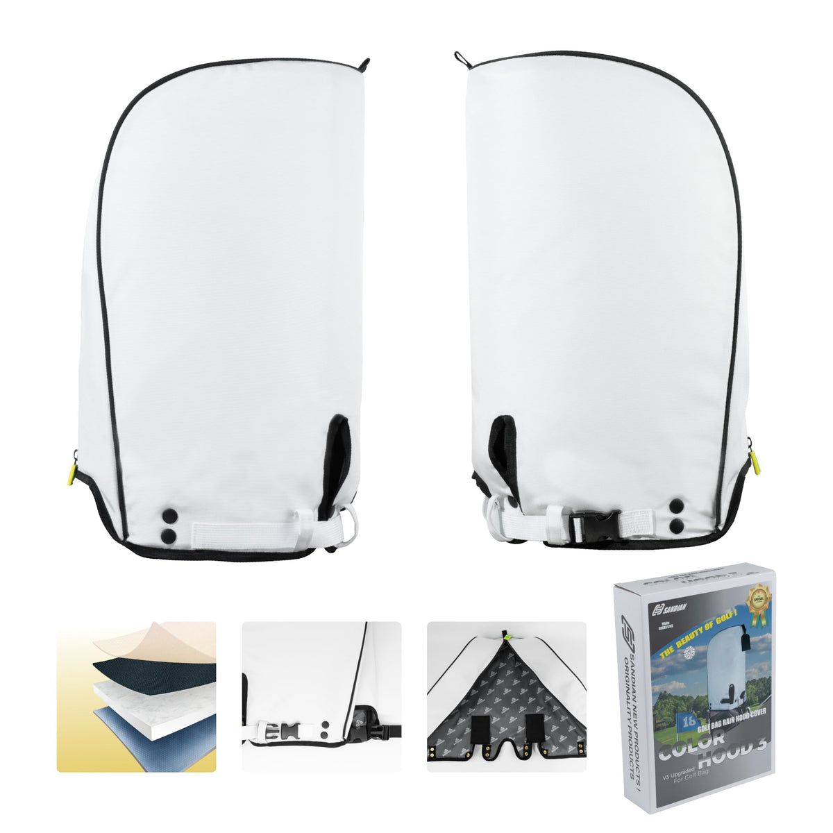 SANDIAN carrying pouch for compact storage when not in use.