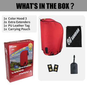 SANDIAN fits 12x20 inch bags with up to 35 inch perimeter for versatile coverage
