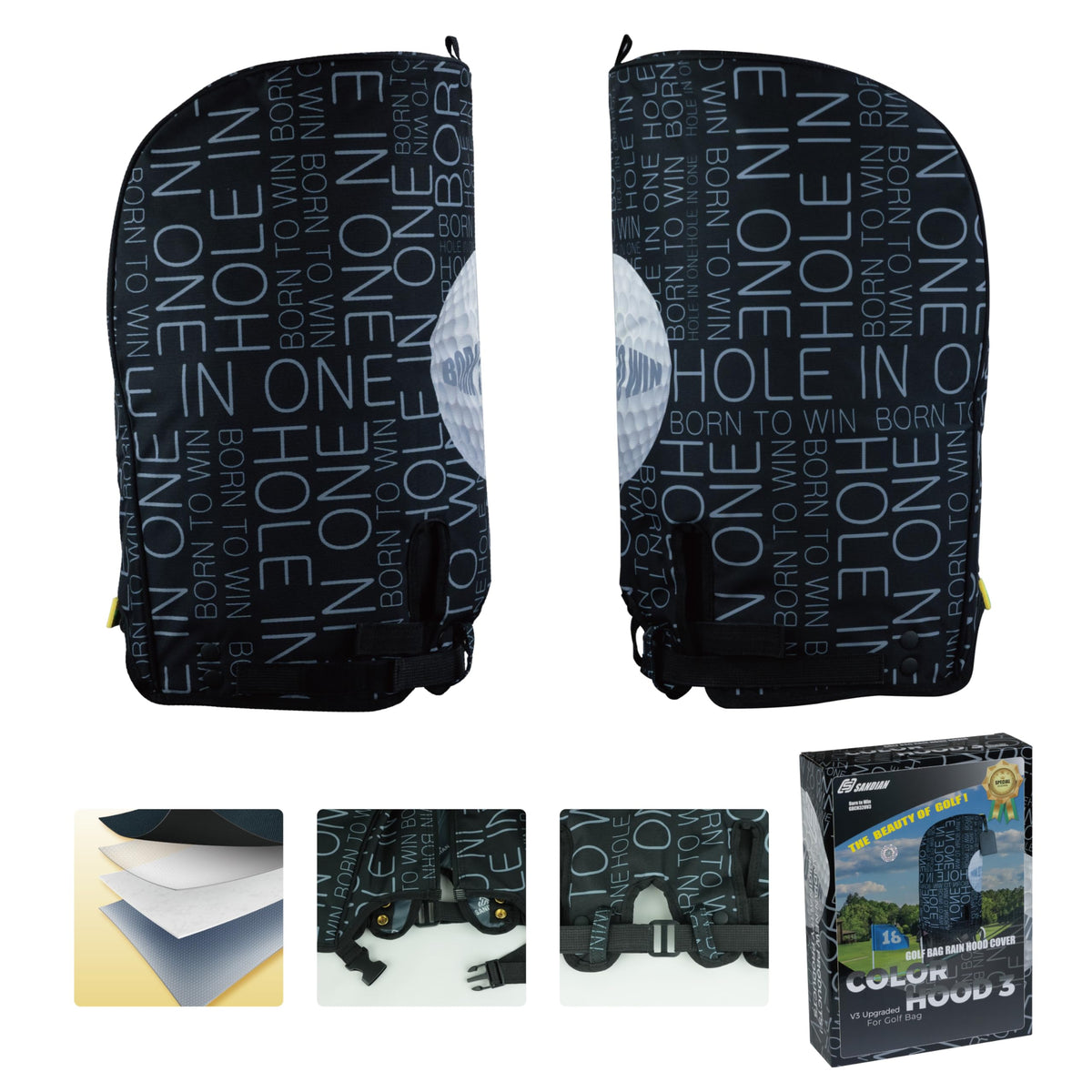 SANDIAN compact carrying pouch shown for easy storage
