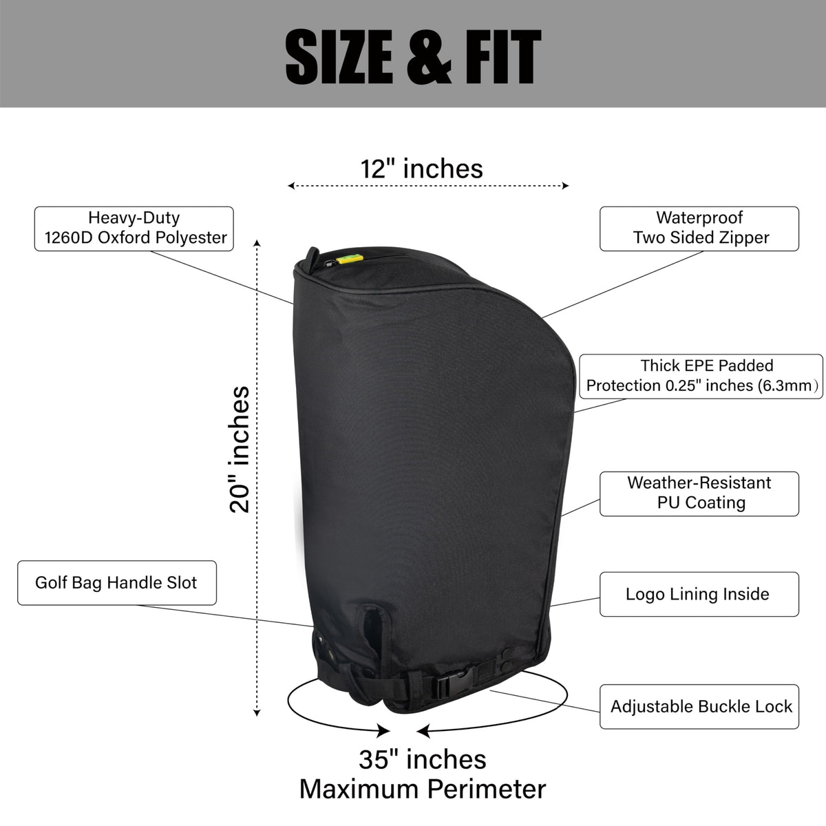 SANDIAN interior padding close-up highlighting 7mm thick protection
