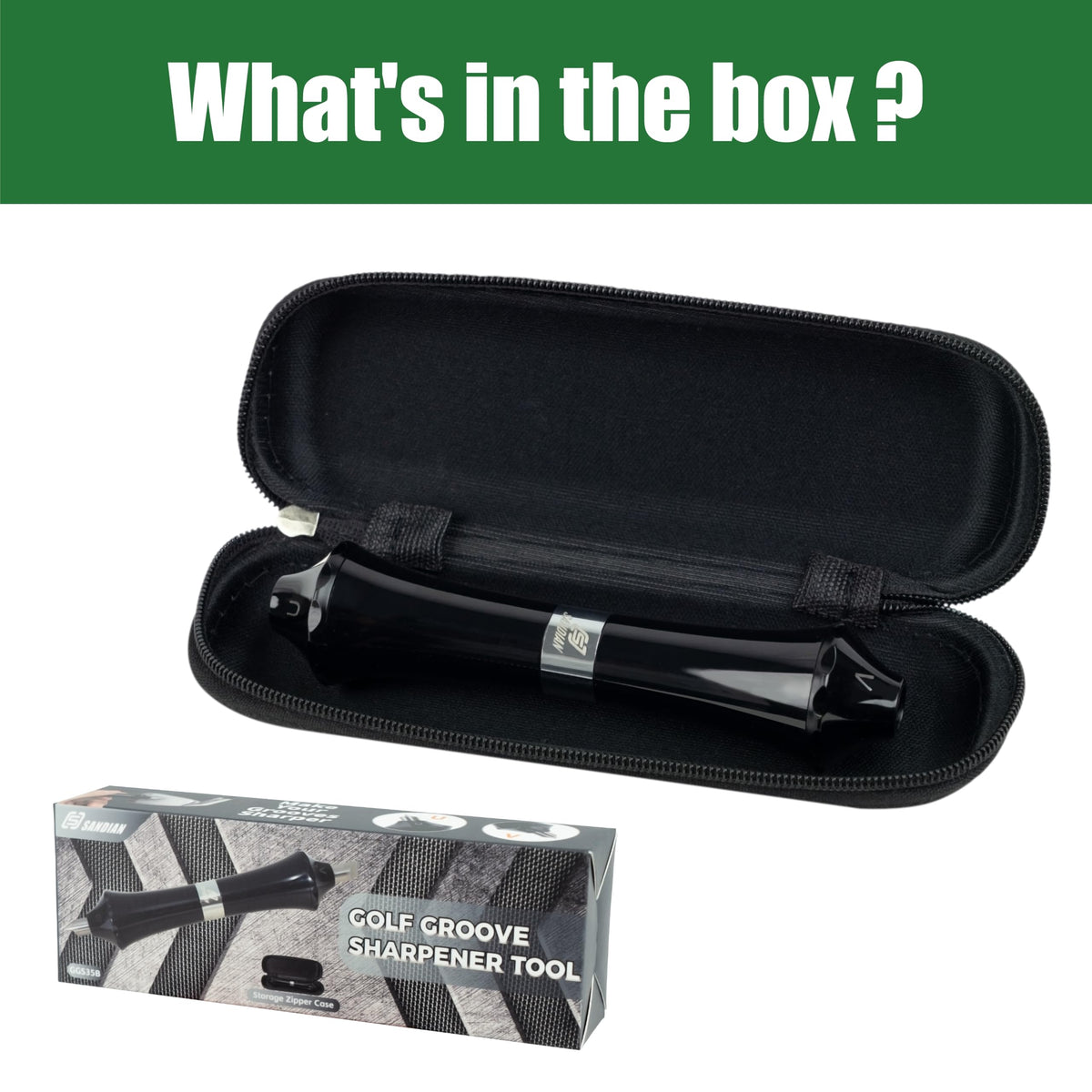 SANDIAN groove maintenance tool for golf club grooves