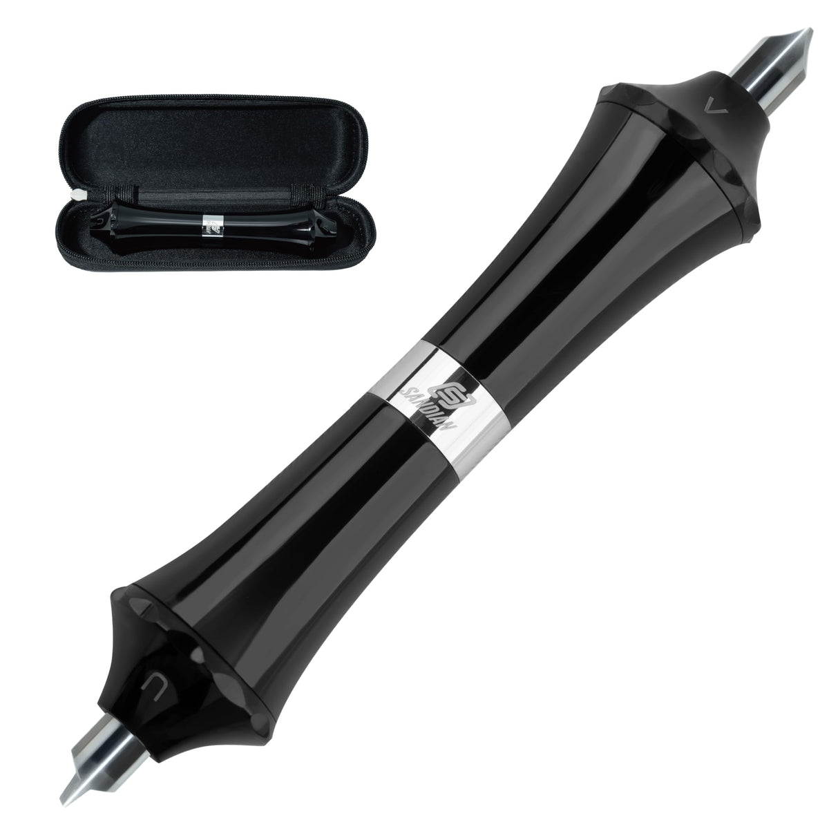 SANDIAN groove sharpener dual blades ready for precise U- and V-grooves