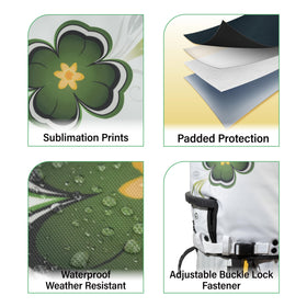 Sandian Lucky Clover buckle fasteners secure coverage on standard bags