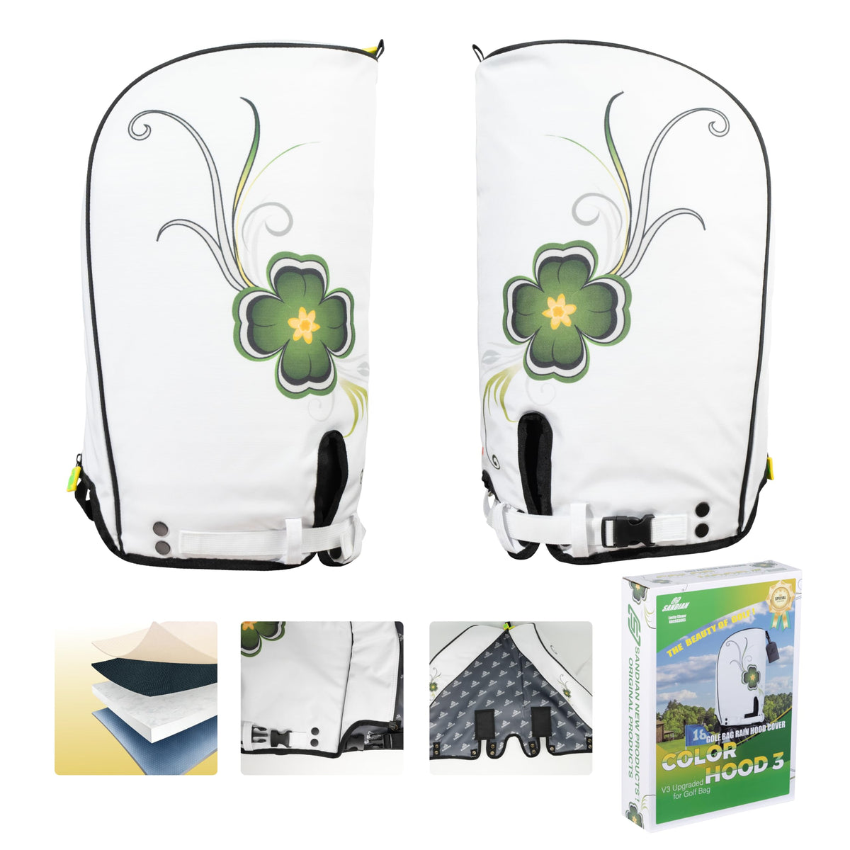 Sandian Lucky Clover includes extenders and a carrying pouch