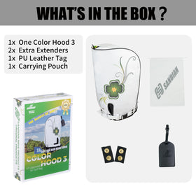 Sandian Lucky Clover two-sided zipper keeps clubs dry