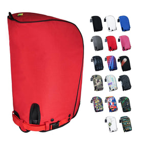 SANDIAN red golf bag rain hood cover shielding clubs on a standard stand bag