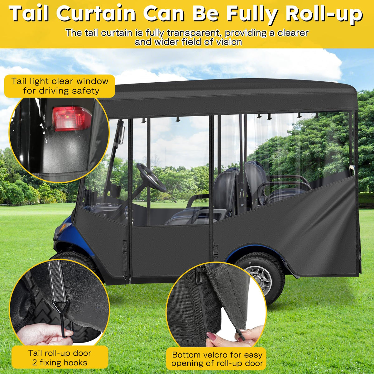 SANXIACAR all-season protection keeps your cart clean