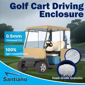 Santiano roll-up sides allow easy entry and airflow on sunny days.