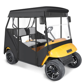 SANXIACAR EZGO TXT 2-Seat enclosure front view for all-weather protection