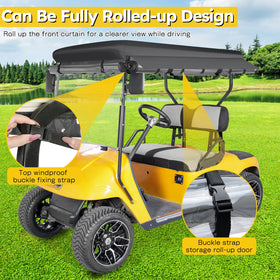 SANXIACAR EZGO TXT 2-Seat enclosure roll-up windows for ventilation