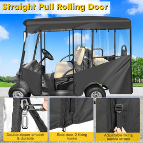 SANXIACAR buckle-straps system stabilizing the enclosure against wind
