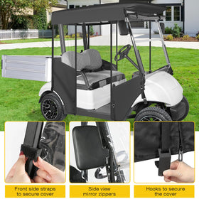 SANXIACAR buckle-straps stabilize the top during windy days.