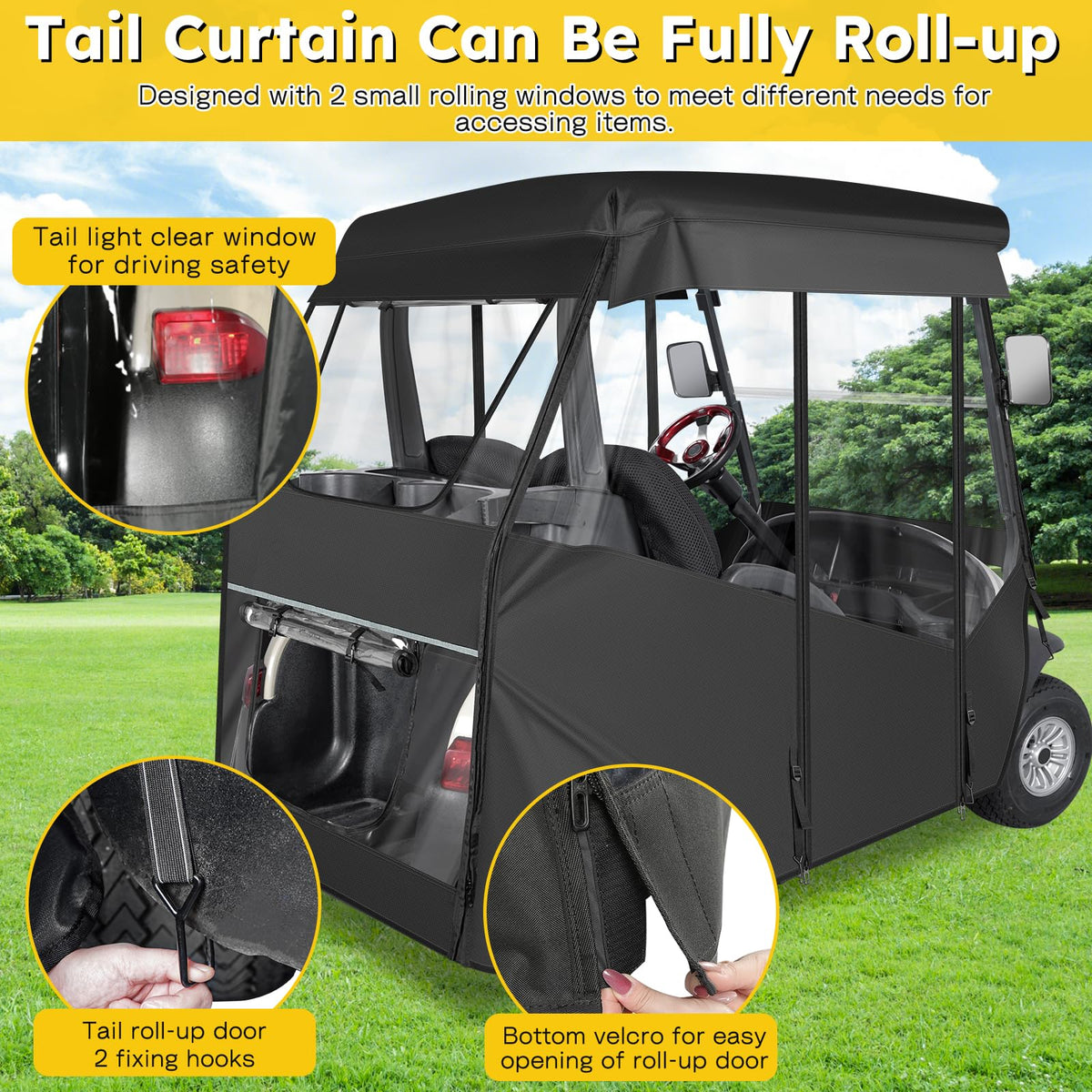 SANXIACAR enclosure with buckle straps for stability