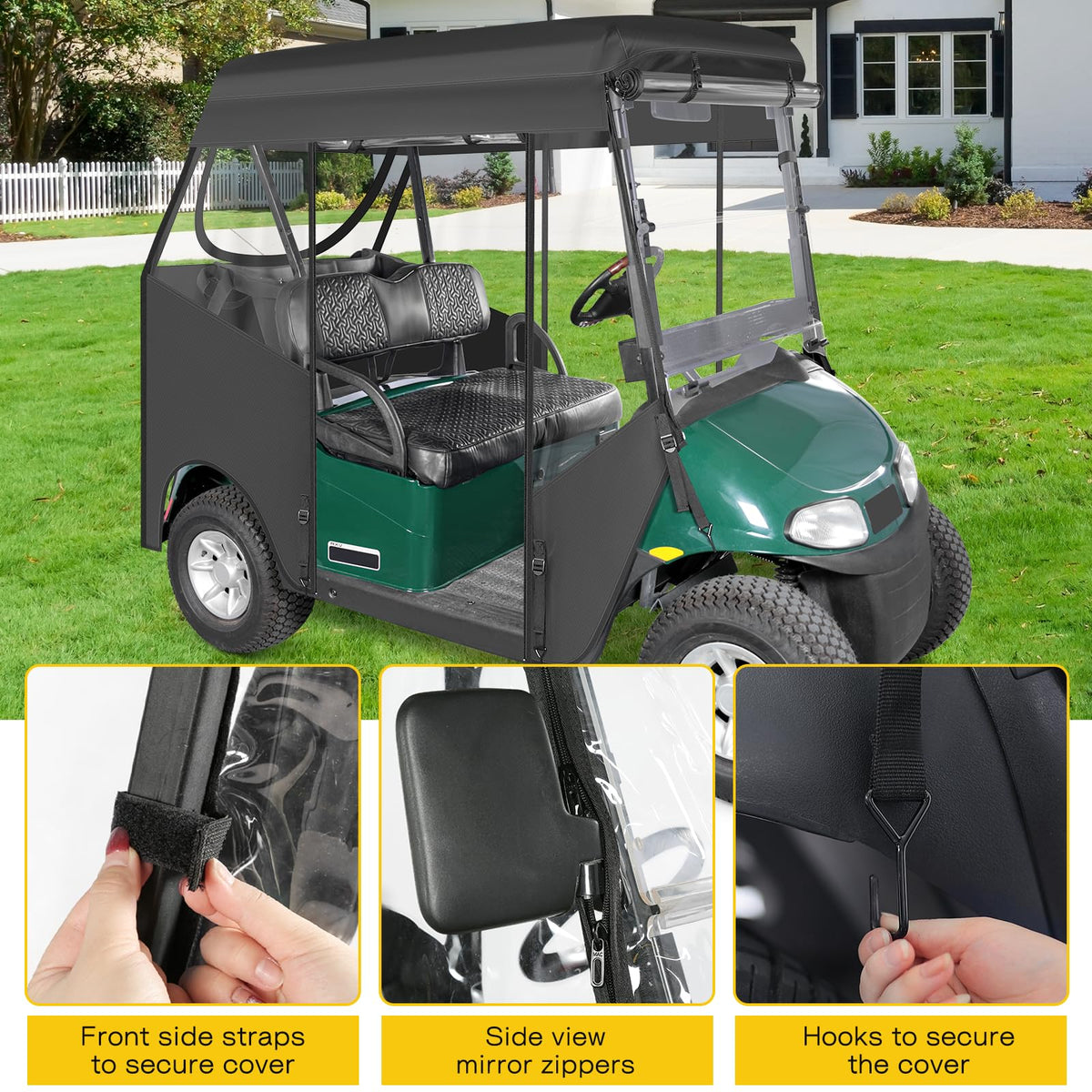SANXIACAR top with buckle straps for wind stability