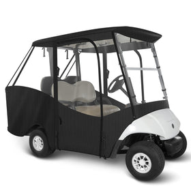 SANXIACAR enclosure front view with clear window for all-weather protection