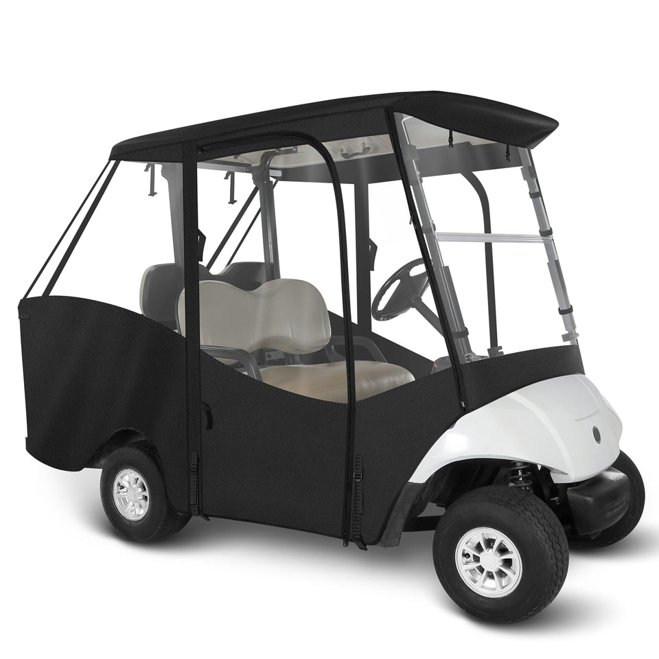 SANXIACAR enclosure front view with clear window for all-weather protection