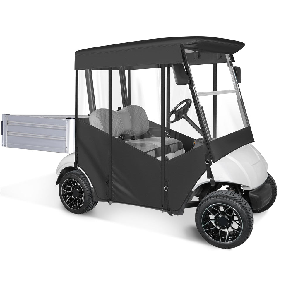 SANXIACAR enclosure front view for Yamaha G29 keeps rain out.