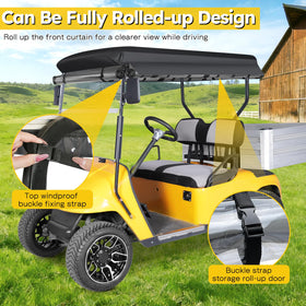 SANXIACAR enclosure with four clear windows maintains visibility in any weather.
