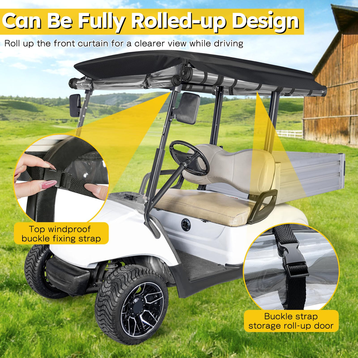 SANXIACAR 600D Oxford fabric provides waterproof protection.