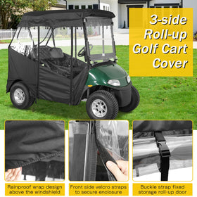 No front curtain design on SANXIACAR enclosure offers unobstructed forward view