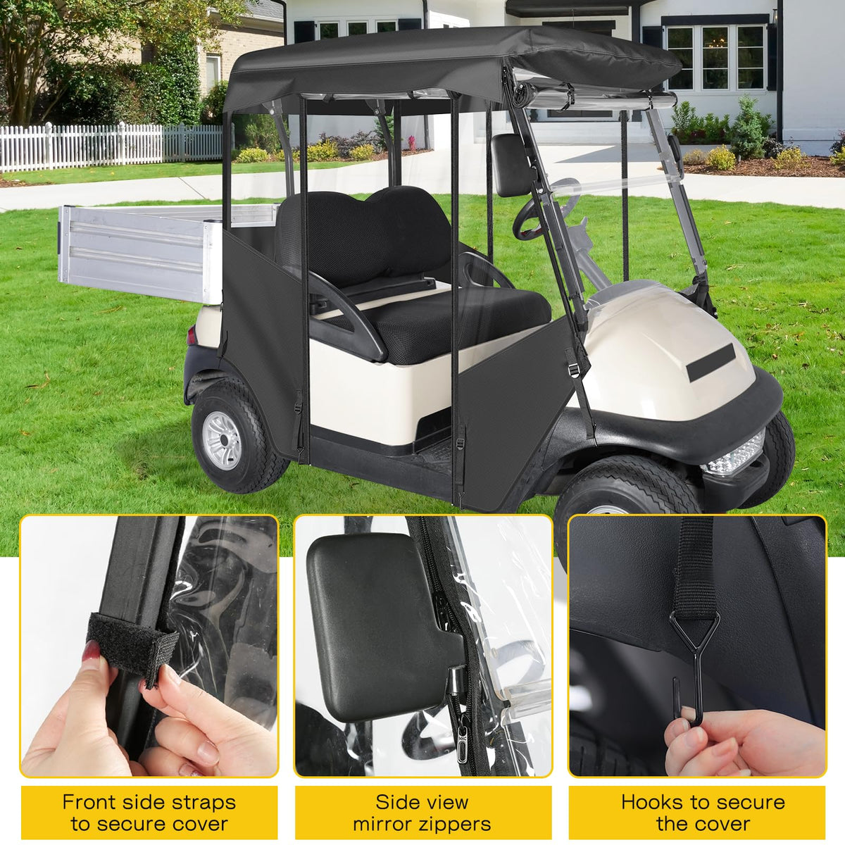 SANXIACAR four-window roll-up doors for easy access and visibility