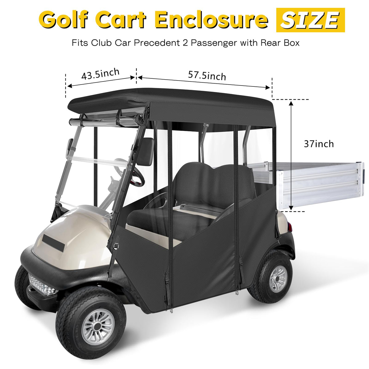 SANXIACAR enclosure side view highlighting roll-up design and access