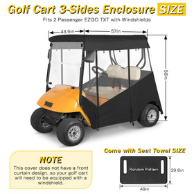 SANXIACAR enclosure side view showing three-sided windows