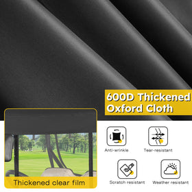 Tool-free installation with included storage bag for off-season storage.