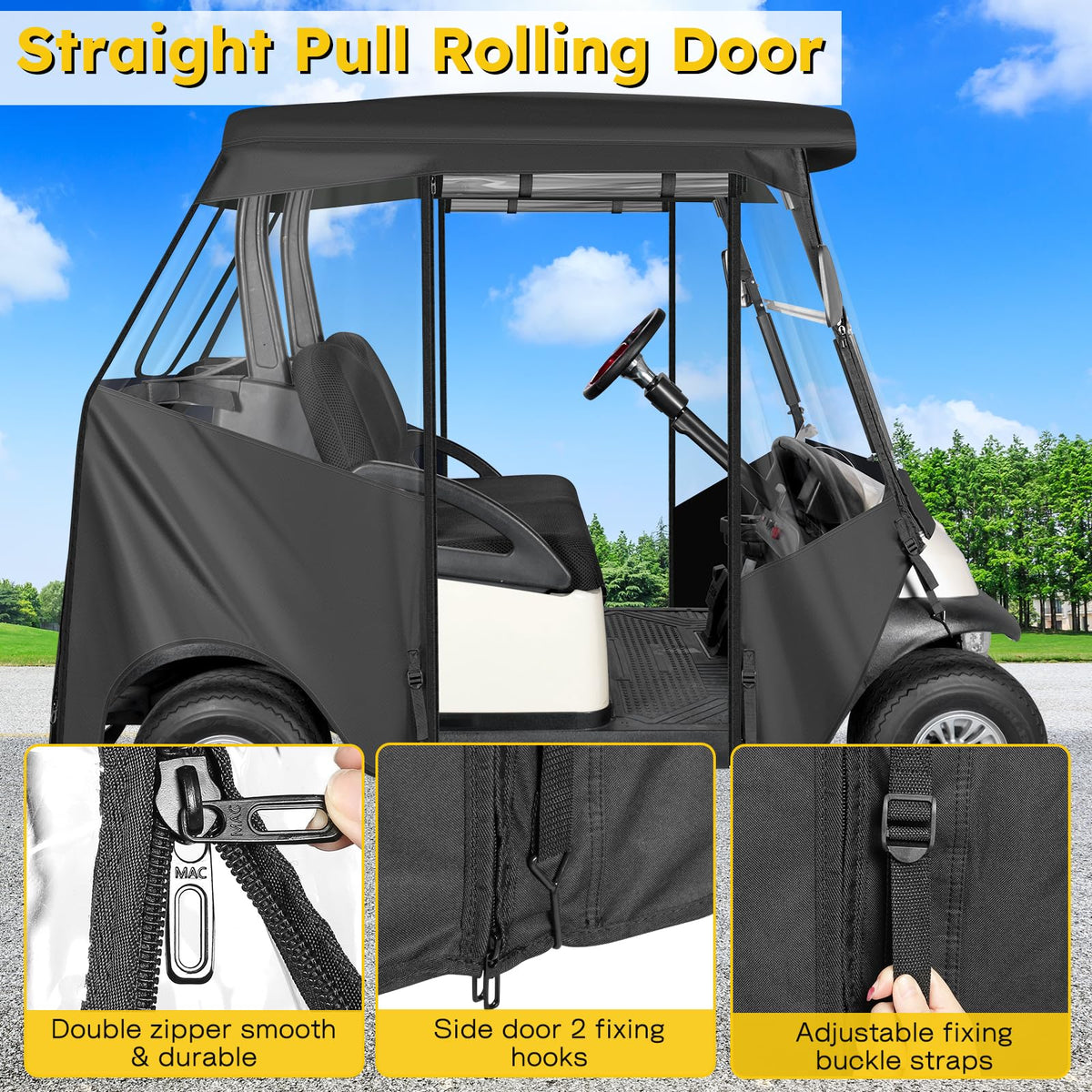 SANXIACAR tail curtain window enabling easy item access