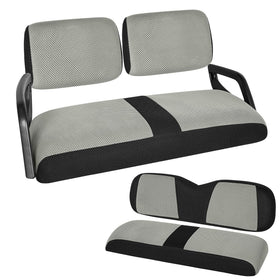 SANXIACAR front seat cover for Yamaha G22 with breathable mesh protection.